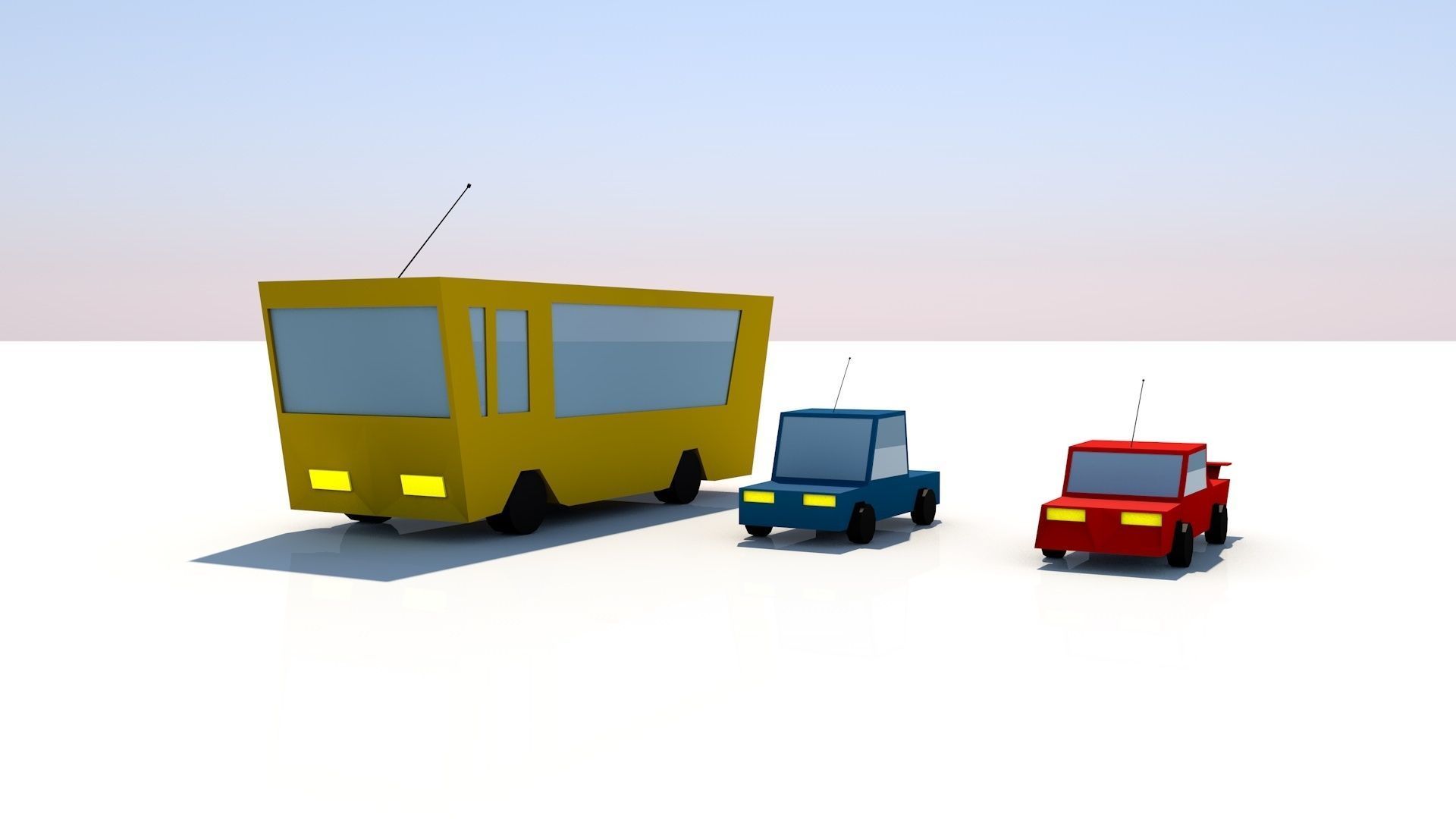 Low Poly City Pack Low-poly 3D model_15