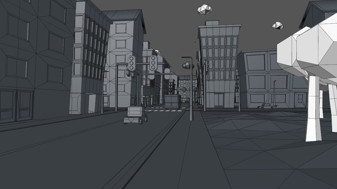 Low Poly City Pack Low-poly 3D model_20