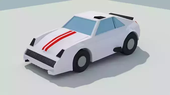 3D Low Poly Car good for game