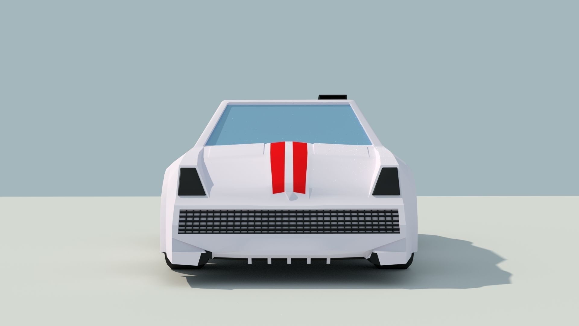 3D Low Poly Car good for game Low-poly 3D model_4