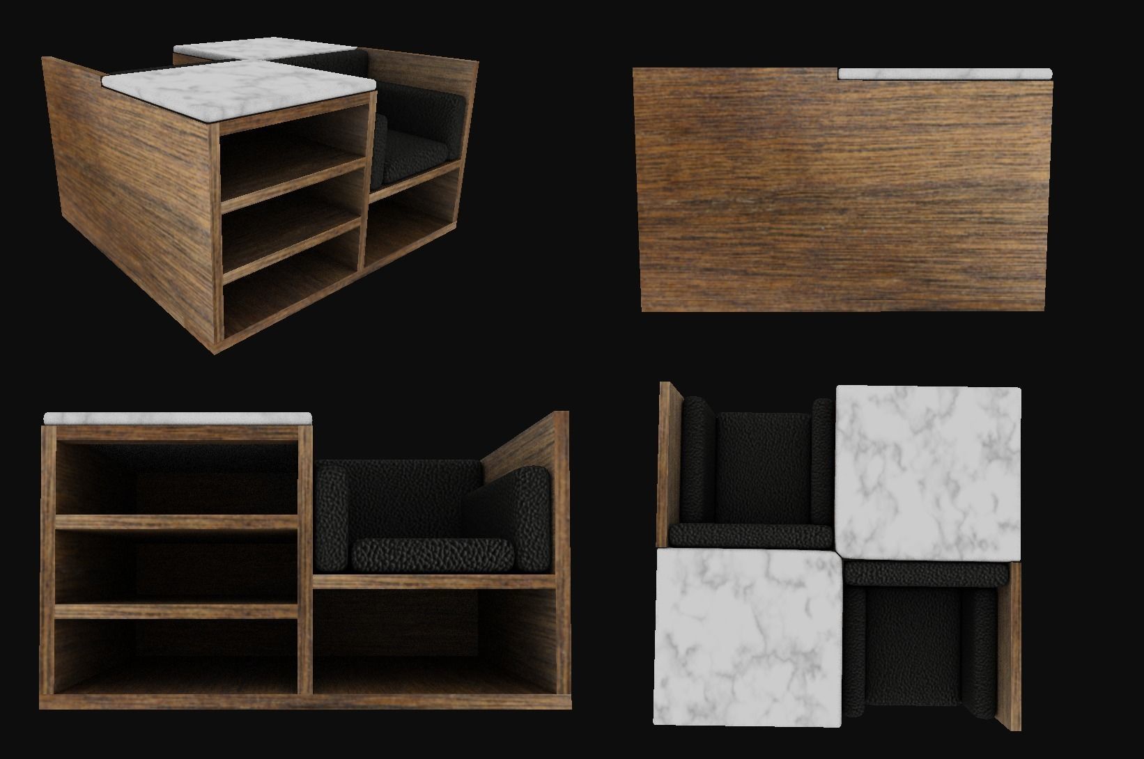 Reading Furniture 3D model_4