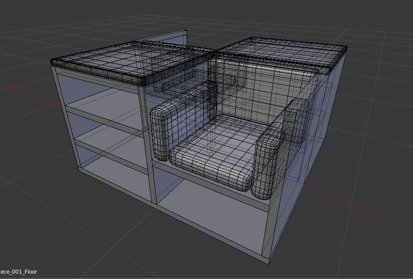 Reading Furniture 3D model_3