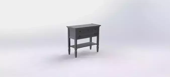 wood console