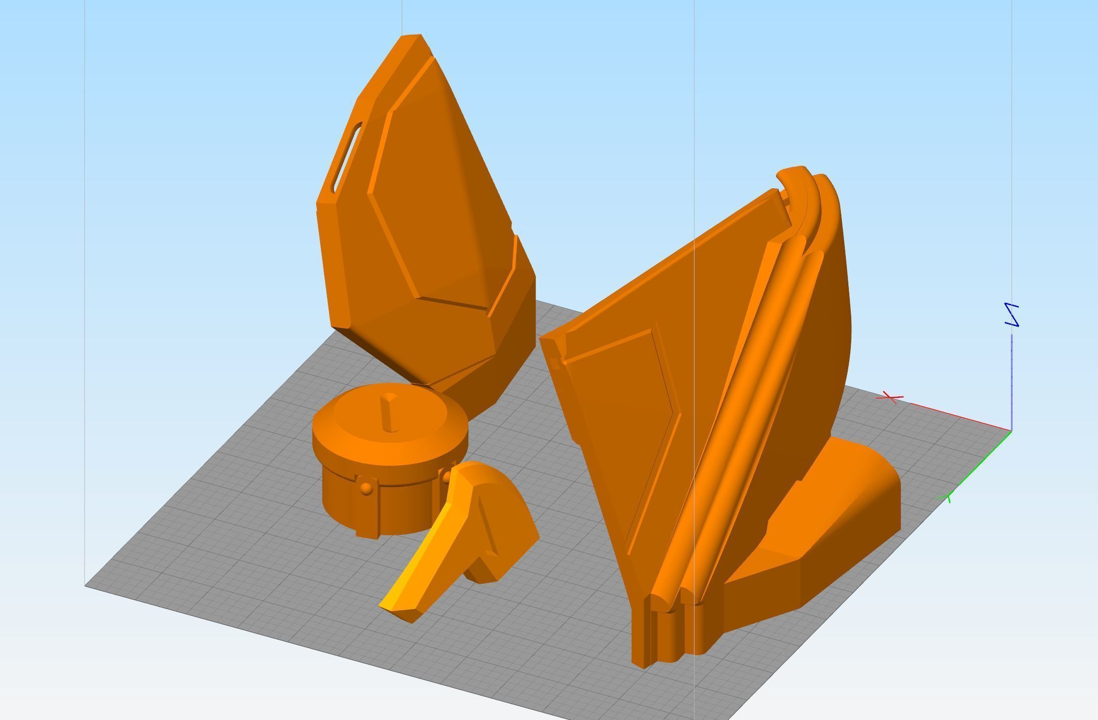 Ana Cosplay Armor from Overwatch 3D print model_8