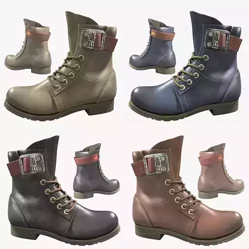 Fly London Stay Rug  Biker Boots