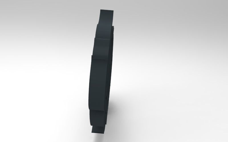 Pisces 3D zodiac symbol with two fish in middle Free 3D print model_104