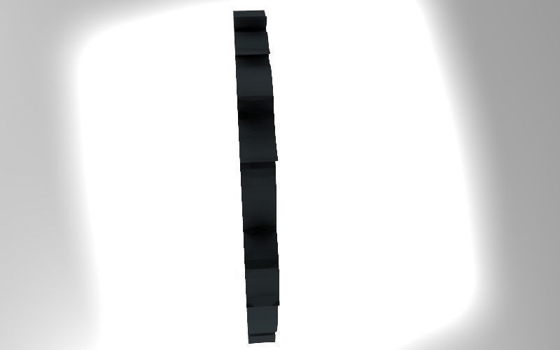 Pisces 3D zodiac symbol with two fish in middle Free 3D print model_5