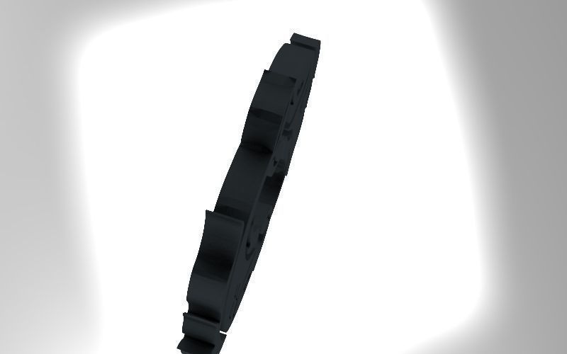 Pisces 3D zodiac symbol with two fish in middle Free 3D print model_16