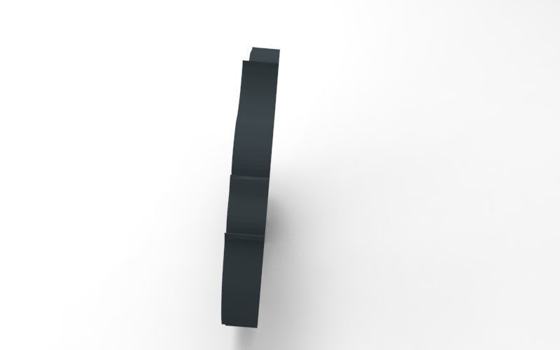 Pisces 3D zodiac symbol with two fish in middle Free 3D print model_123