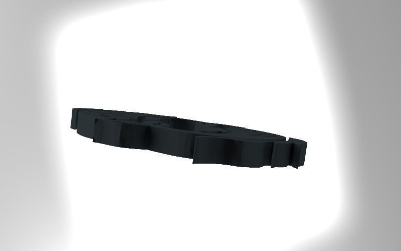 Pisces 3D zodiac symbol with two fish in middle Free 3D print model_18