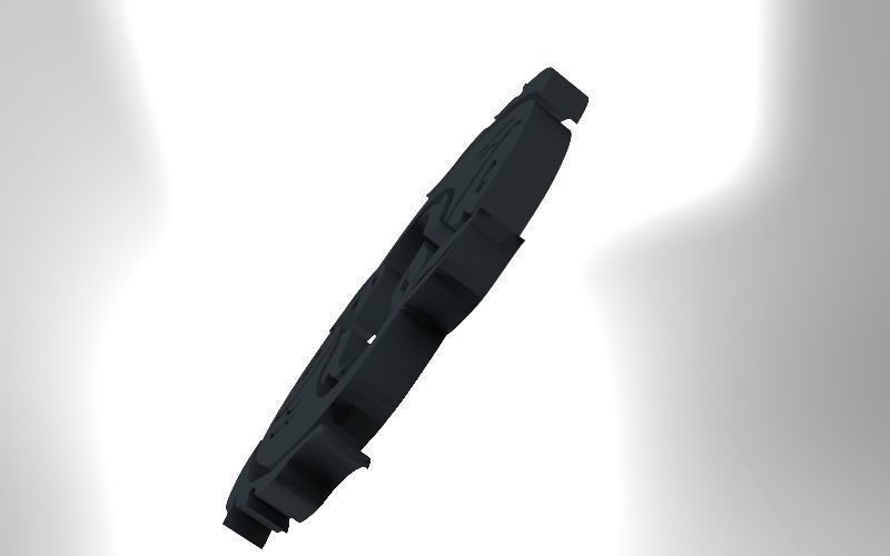 Pisces 3D zodiac symbol with two fish in middle Free 3D print model_31