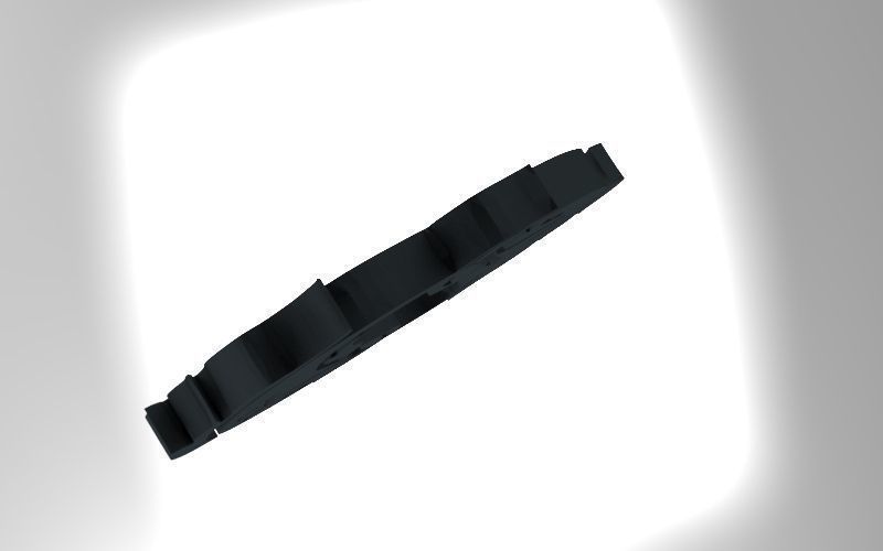 Pisces 3D zodiac symbol with two fish in middle Free 3D print model_13