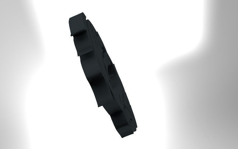 Pisces 3D zodiac symbol with two fish in middle Free 3D print model_46