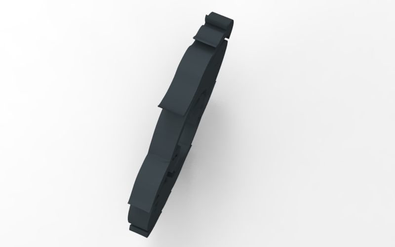 Pisces 3D zodiac symbol with two fish in middle Free 3D print model_149