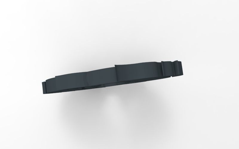 Pisces 3D zodiac symbol with two fish in middle Free 3D print model_152