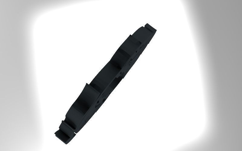 Pisces 3D zodiac symbol with two fish in middle Free 3D print model_12