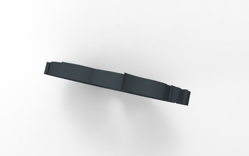 Pisces 3D zodiac symbol with two fish in middle Free 3D print model_155