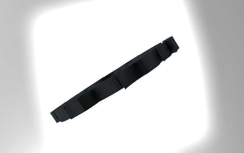 Pisces 3D zodiac symbol with two fish in middle Free 3D print model_3