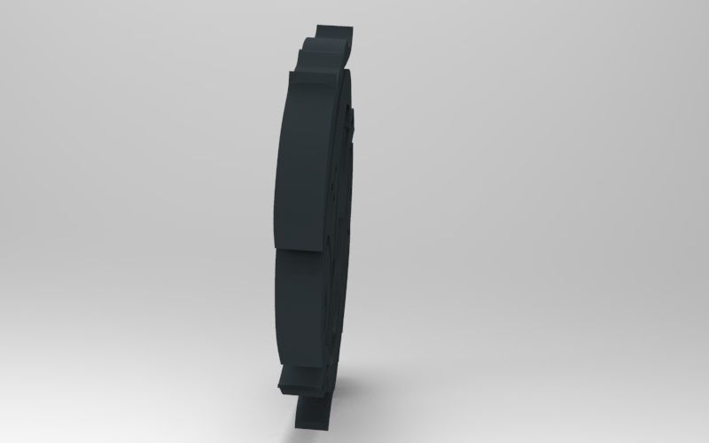 Pisces 3D zodiac symbol with two fish in middle Free 3D print model_80