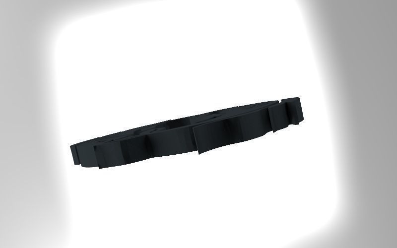 Pisces 3D zodiac symbol with two fish in middle Free 3D print model_10