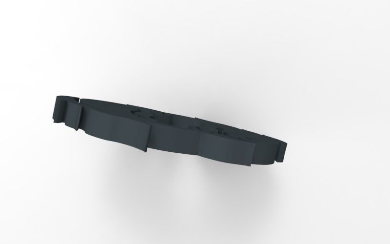 Pisces 3D zodiac symbol with two fish in middle Free 3D print model_164