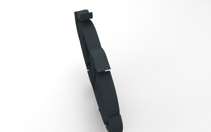 Pisces 3D zodiac symbol with two fish in middle Free 3D print model_113