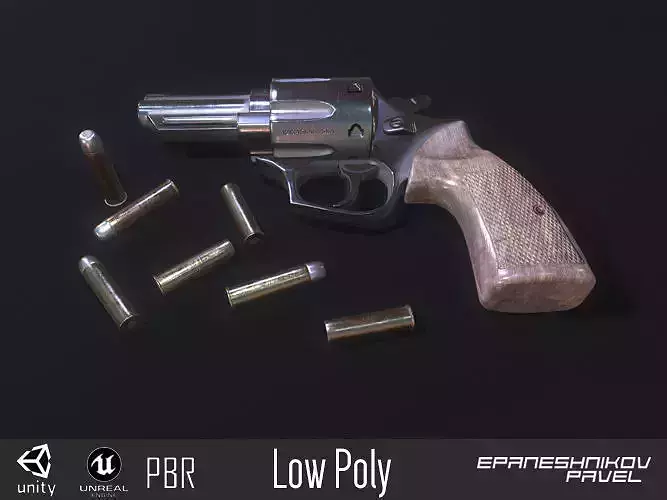 PBR Gun revolver with bullets