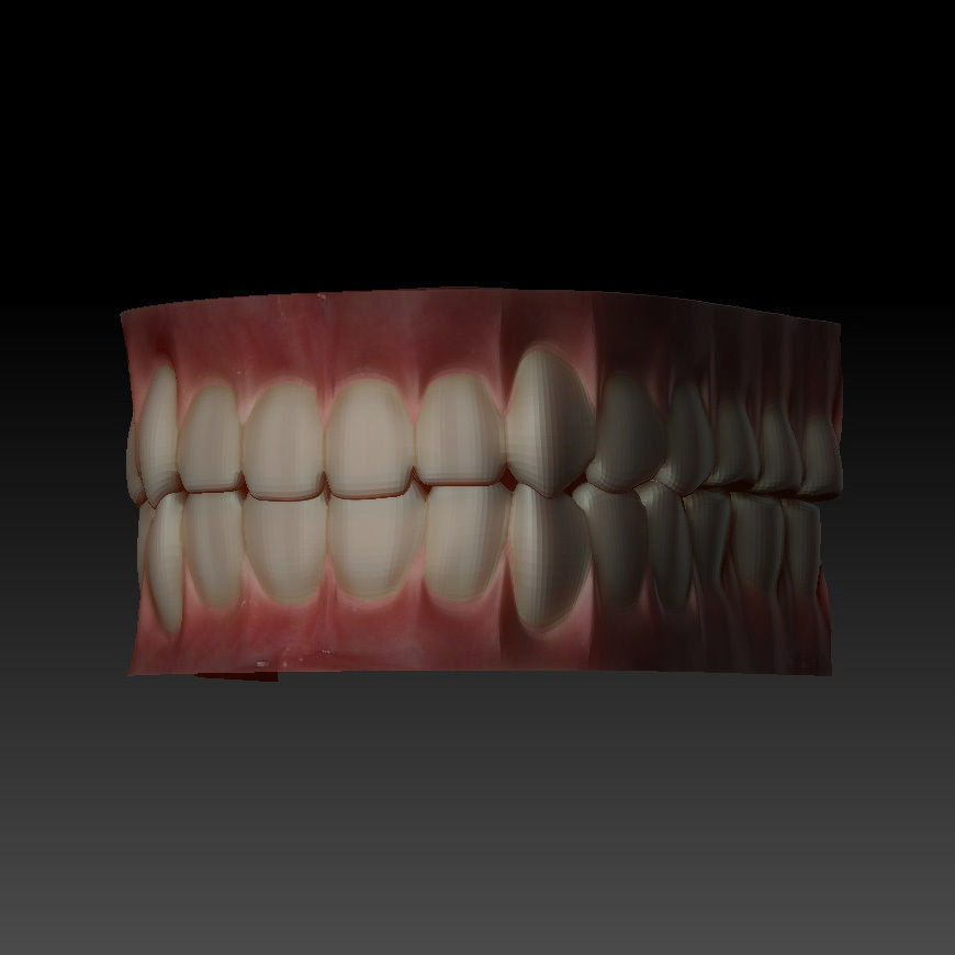 Realistic Old Man Head 3D Sculpt Low-poly 3D model_12