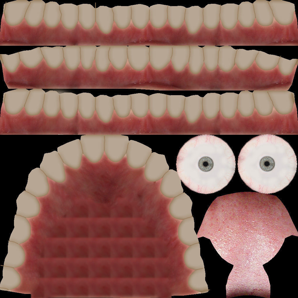 Realistic Old Man Head 3D Sculpt Low-poly 3D model_37