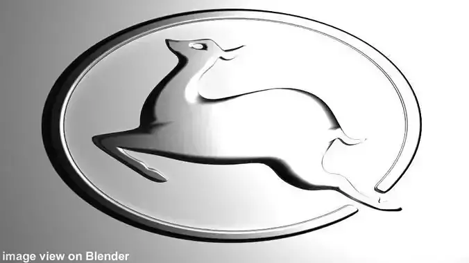Button Logo Perodua Kancil Car 3D model