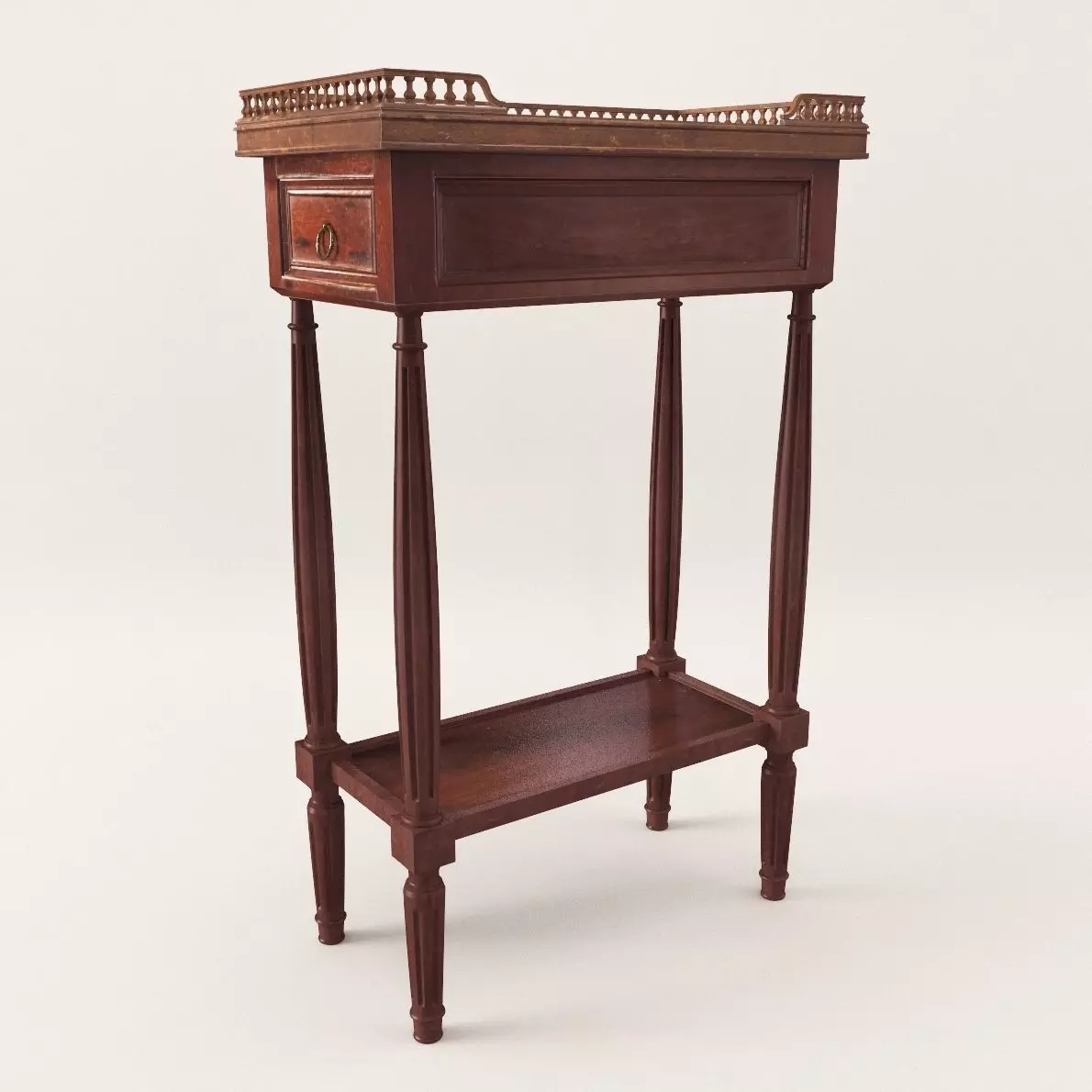 Neoclassical side table - 1860 3D model