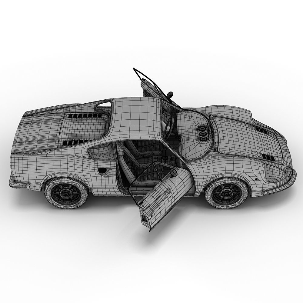 Ferrari 246 GT Dino 3D model_3