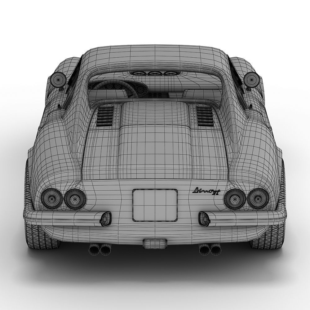 Ferrari 246 GT Dino 3D model_7