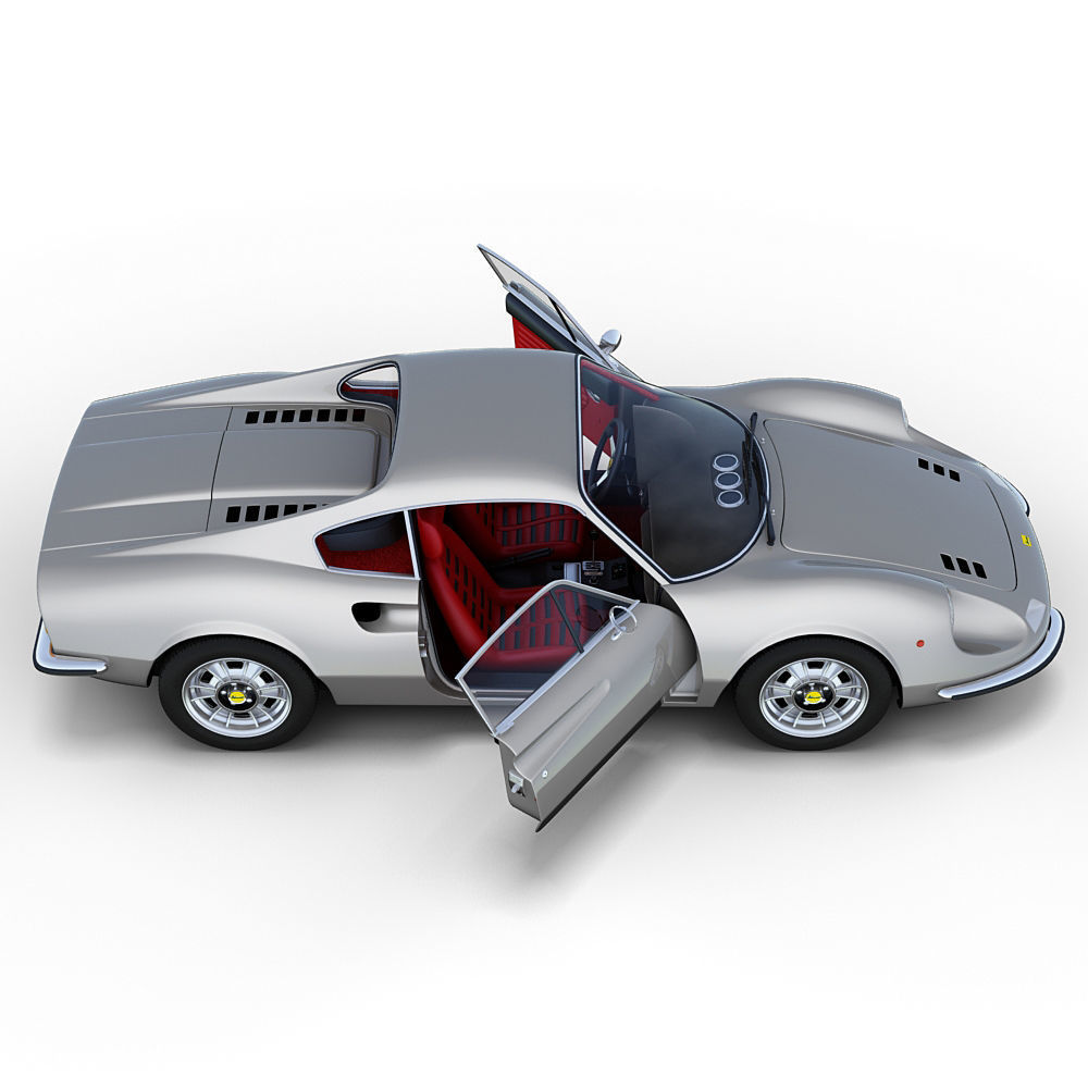 Ferrari 246 GT Dino 3D model_2