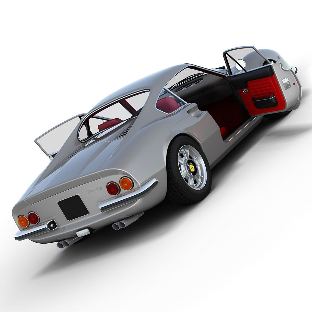 Ferrari 246 GT Dino 3D model_4