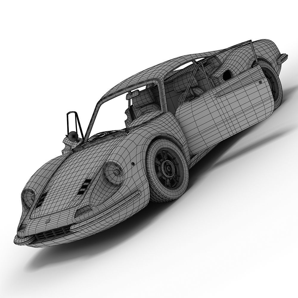 Ferrari 246 GT Dino 3D model_11