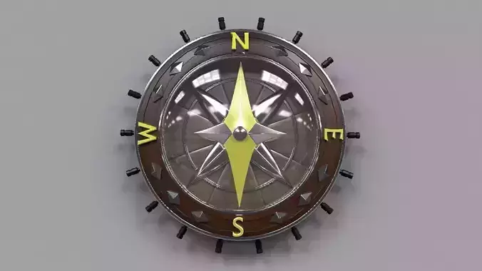 Stylized compass