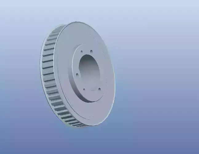 Timing Pulley 3D print model