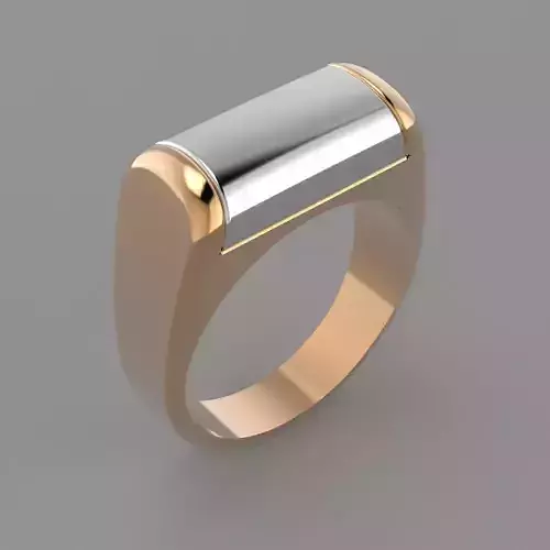 Fashion ring 3D print model