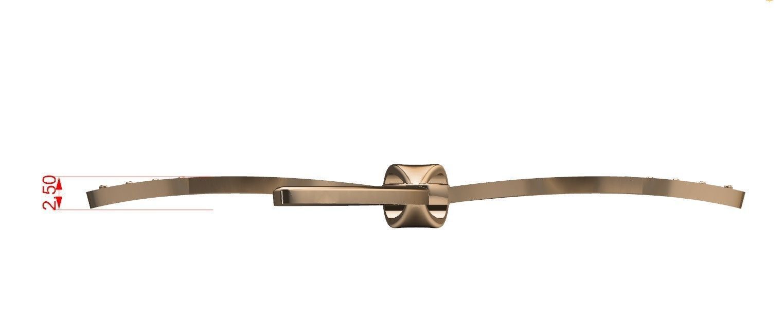 Dragonfly pendant 3D print model_16