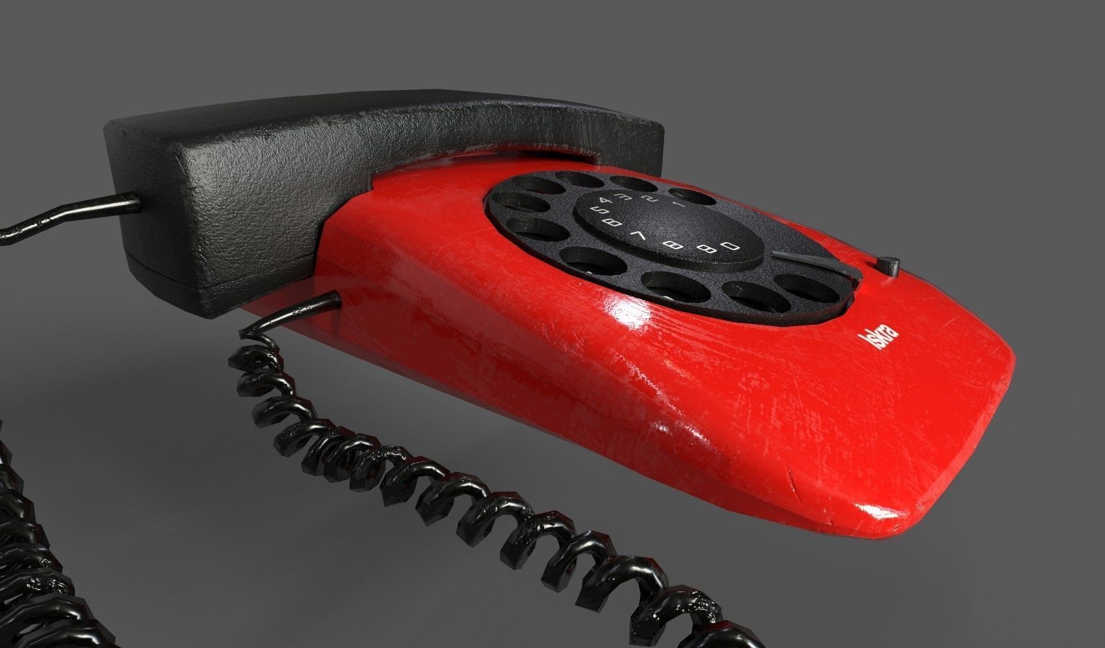 Retro Telephones Pack Low-poly 3D model_23