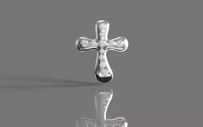 small curved cross