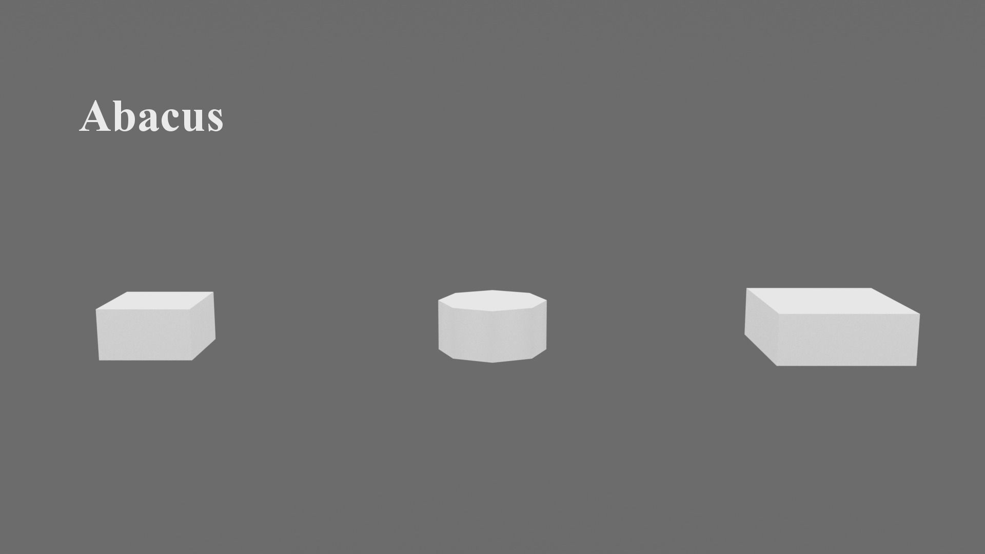 Ancient Egyptian Columns Kit Low-poly 3D model_12