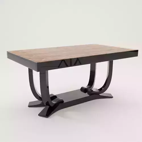 Dining table - Art Deco 1920 3D model