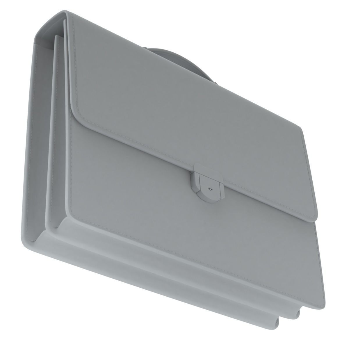 Leather Briefcase 3D model_16