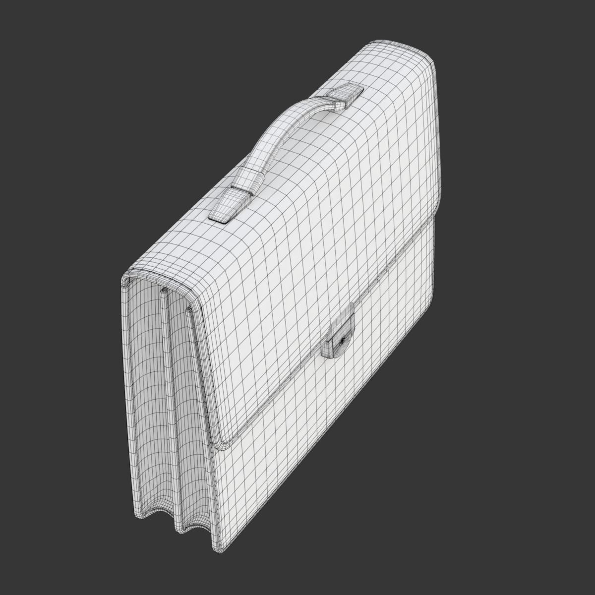 Leather Briefcase 3D model_22