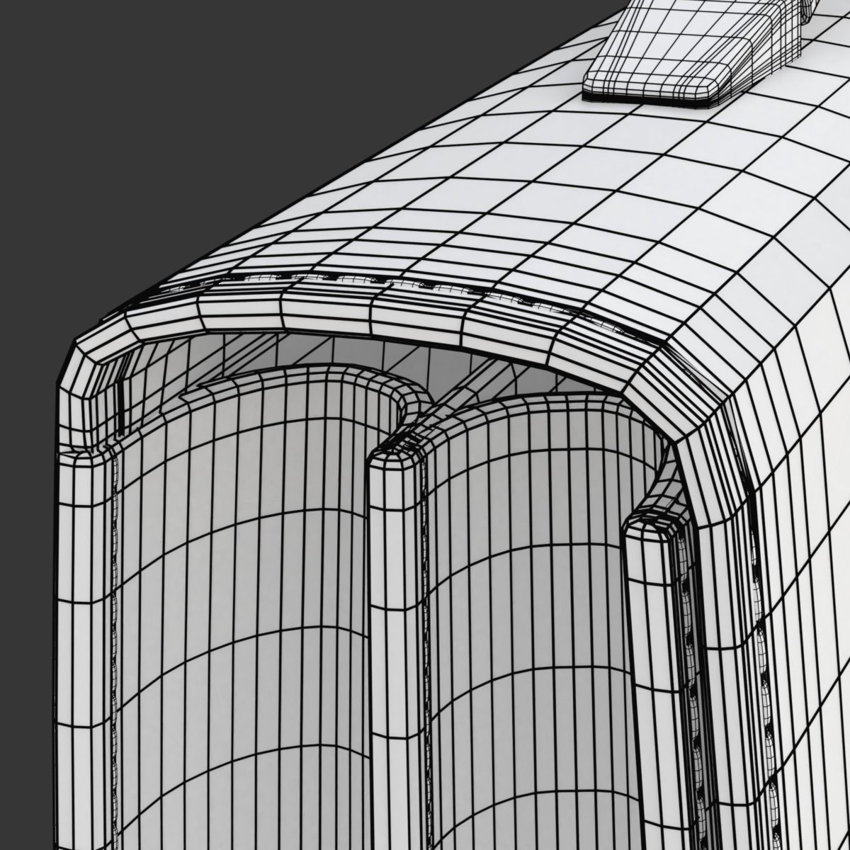 Leather Briefcase 3D model_19