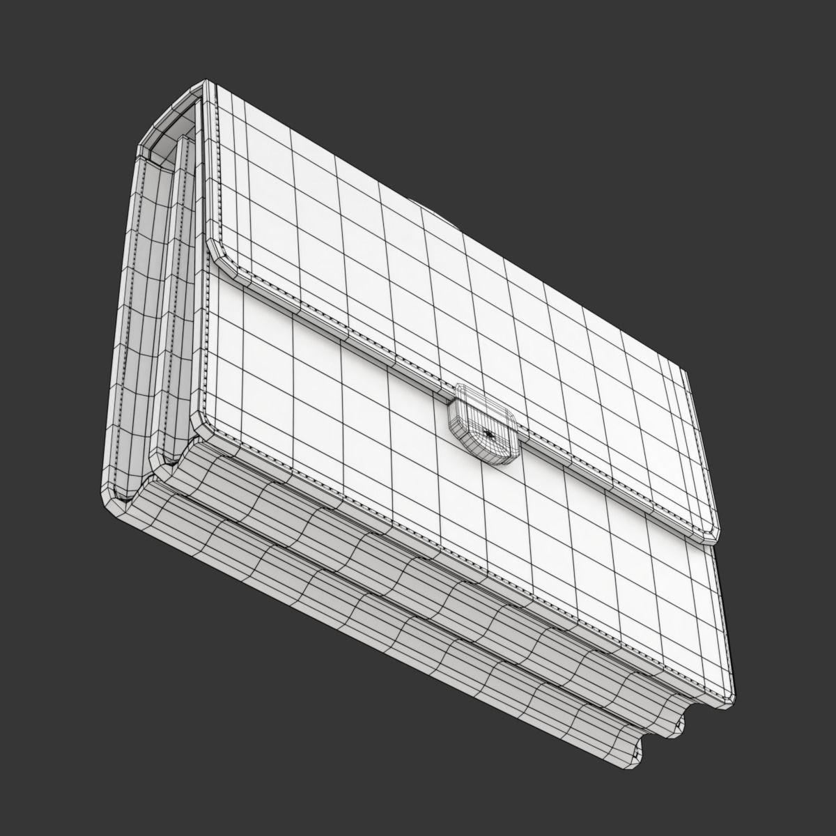 Leather Briefcase 3D model_26