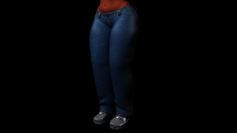 Cartoon character binding teacher Expression binding Low-poly 3D model_12