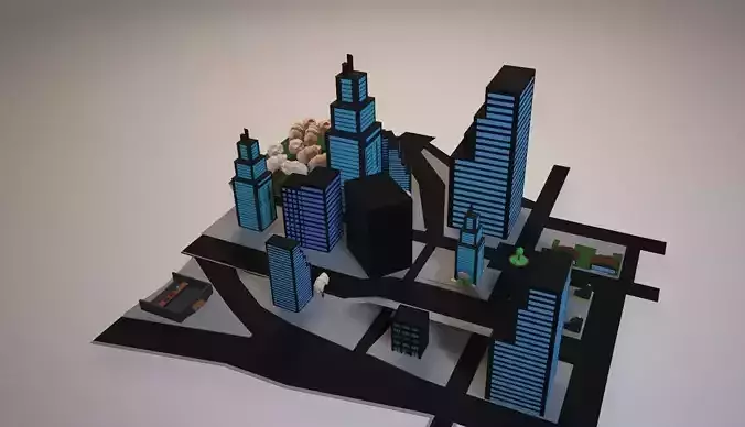 Low-Poly City